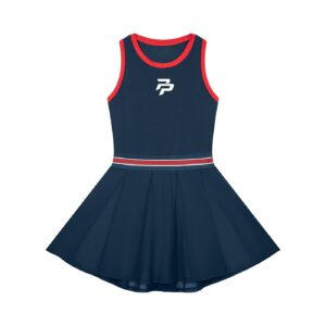 Women's Color Block A-Line Sleeveless Dress